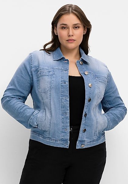 Sheego Allwetterjacke Jeansjacke günstig online kaufen