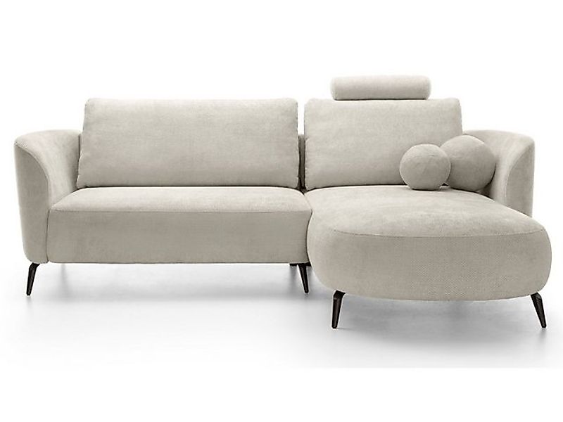 Goldstoff Ecksofa Zenit – L-förmiges Sofa mit Schlaffunktion, Stauraum & De günstig online kaufen