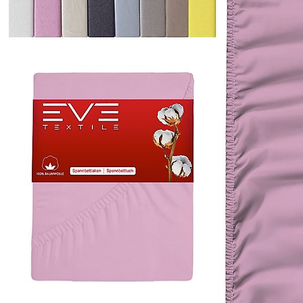 Eve Textile GmbH Spannbettlaken Spannbetttuch Bettlaken günstig online kaufen
