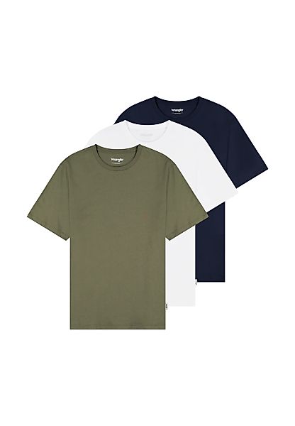 Wrangler T-Shirt "3 PACK TEE" Packung, 3 Stk. tlg. günstig online kaufen
