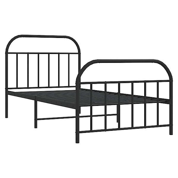 vidaXL Bett Bettgestell mit Kopf- und günstig online kaufen