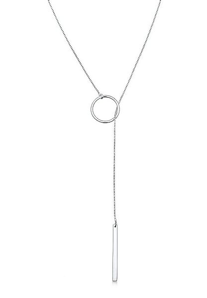 Elli Kette ohne Anhänger Y-Kette Kreis Stab Feminin 925 Silber günstig online kaufen