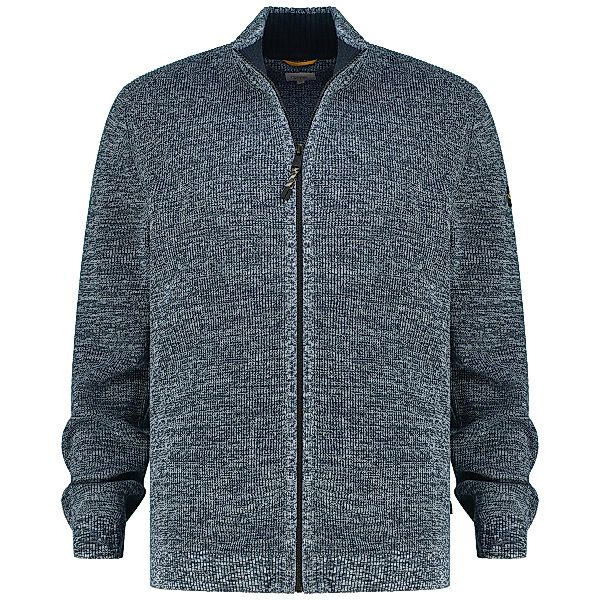 camel active Strickjacke mit Struktur Farbe dunkelblau Größe: 3XL günstig online kaufen