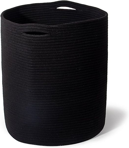 Zedelmaier Wäschekorb aus Baumwolle mit Griffen, Aufbewahrungskorb Geflocht günstig online kaufen