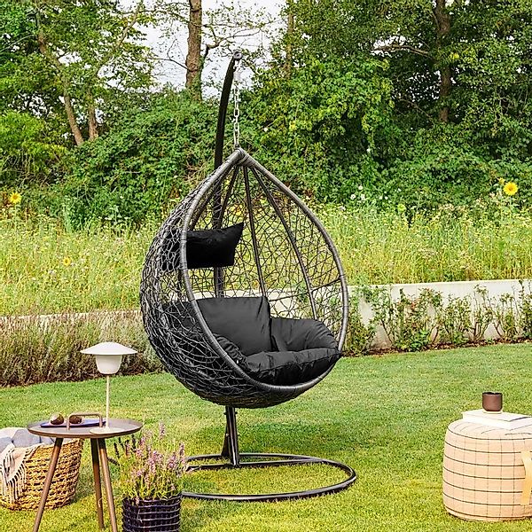 HOME DELUXE Hängesessel Polyrattan Hängesessel CIELO günstig online kaufen