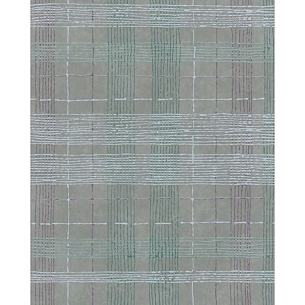 Marburg Vliestapete Streifen Karomuster Grau-Braun 10,05 m x 0,53 m FSC® günstig online kaufen