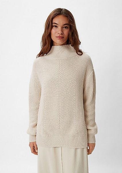 comma Longpullover Strickpullover Strickpullover mit Turtleneck günstig online kaufen
