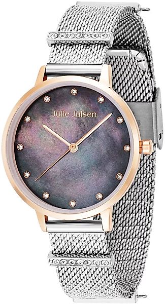 Julie Julsen Quarzuhr "Charming Dark Pearl Bicolor, JJW1231RGSME-34-2", Per günstig online kaufen