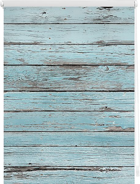 LICHTBLICK ORIGINAL Seitenzugrollo »Klemmfix Motiv Bretter Vintage«, Lichts günstig online kaufen