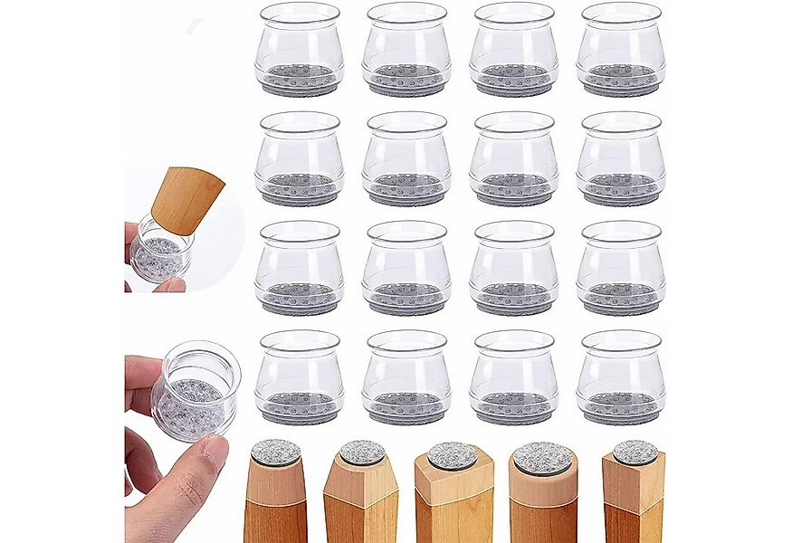 MODFU Stuhlhusse Silikon-Stuhlbein­schoner 20er Set Stuhlüberzug, Geeignet günstig online kaufen