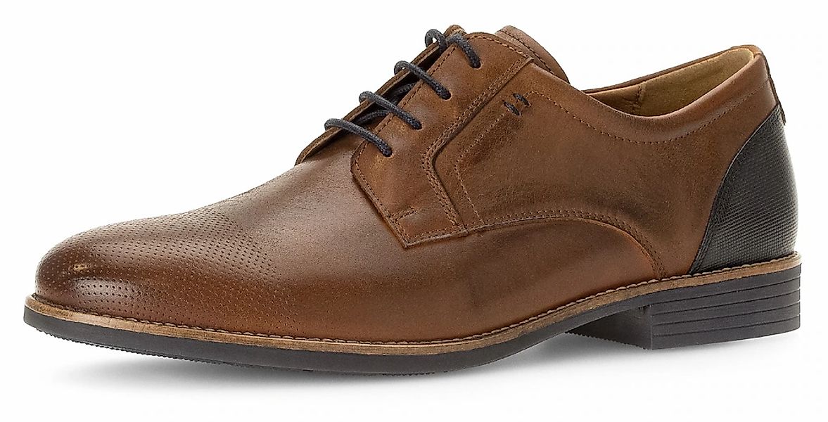 Pius Gabor Schnürschuh, Blockabsatz, Festtagsschuh, Businessschuh G-Weite ( günstig online kaufen