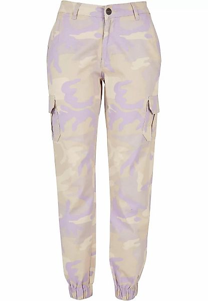 URBAN CLASSICS Cargohose Urban Classics Damen Ladies High Waist Camo Cargo günstig online kaufen