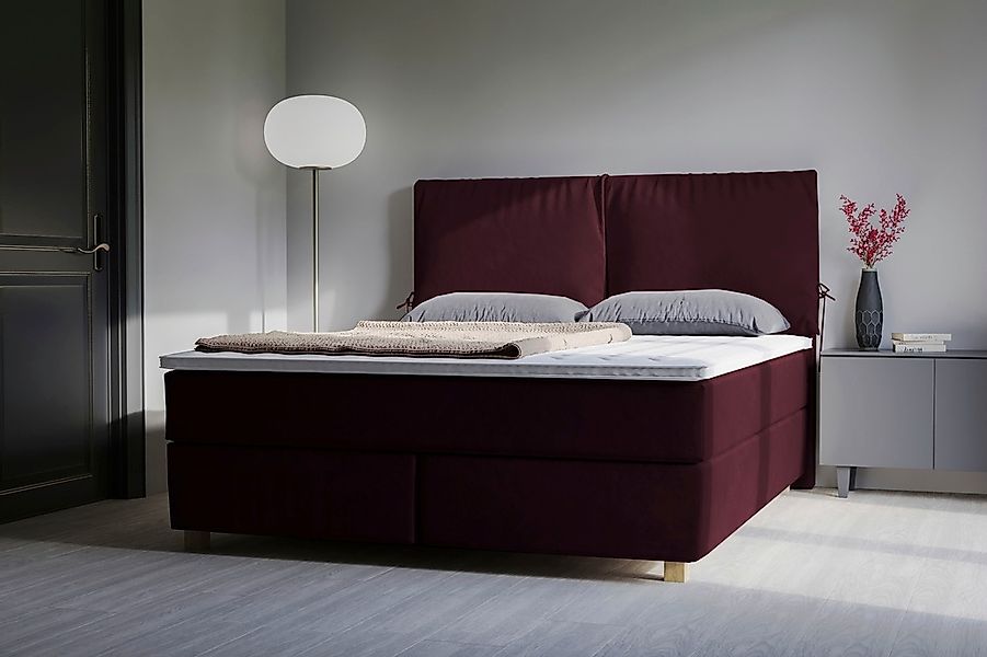 Home affaire Boxspringbett »Nele« inkl. Topper im schlichtem Design günstig online kaufen