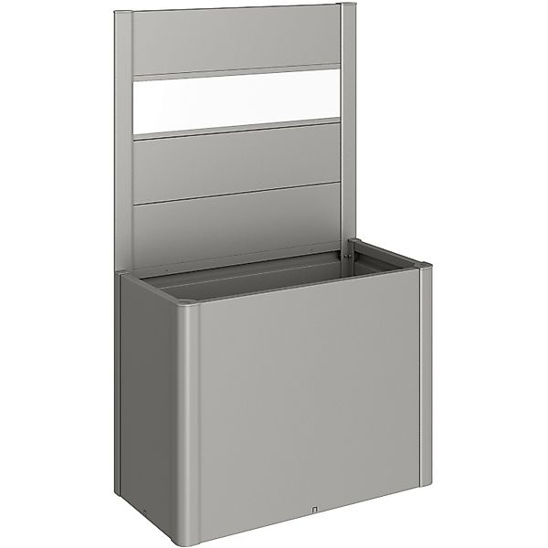 Biohort Sichtschutz Pflanzbeet Belvedere m. Acrylglas Gr. 100 Quarzgrau-Met günstig online kaufen