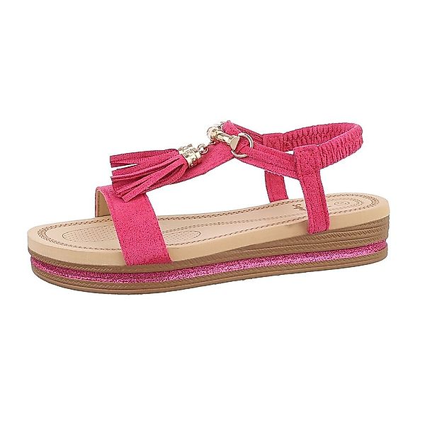 Ital-Design Damen Freizeit Riemchensandalette (85960267) Keilabsatz/Wedge günstig online kaufen