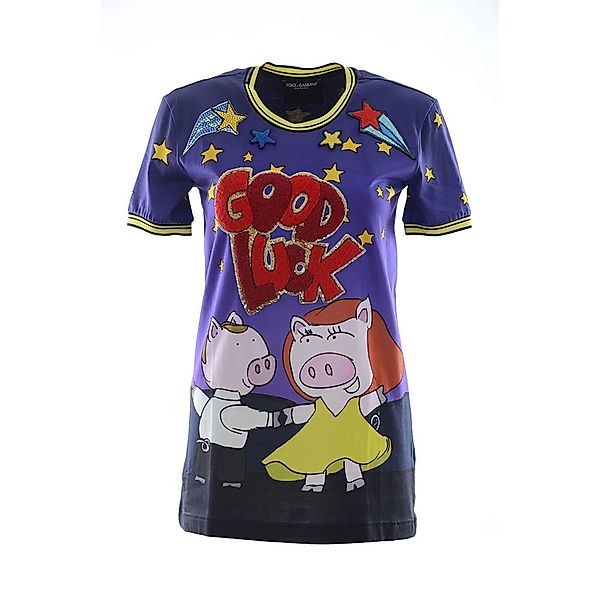 Dolce & Gabbana 736577 Kurzarm Rundhalsausschnitt T-shirt 42 Purple günstig online kaufen