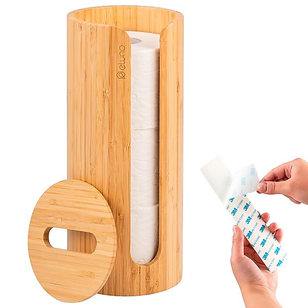 eluno Toiletten-Ersatzrollenhalter Aufbewahrung für 3 Ersatzrollen günstig online kaufen