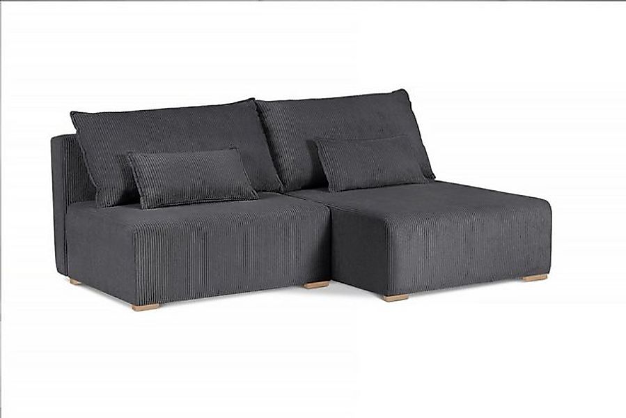 Beautysofa Polsterecke mit Schlaffunktion FLUFFY, 210 cm Polsterecke, mit B günstig online kaufen