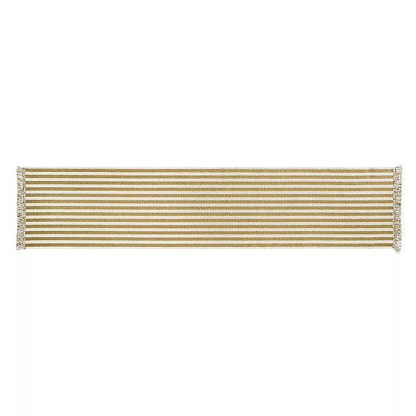 HAY - Stripes and Stripes Teppich/Läufer 300x65cm - gerstenfeld/LxB 300x65c günstig online kaufen