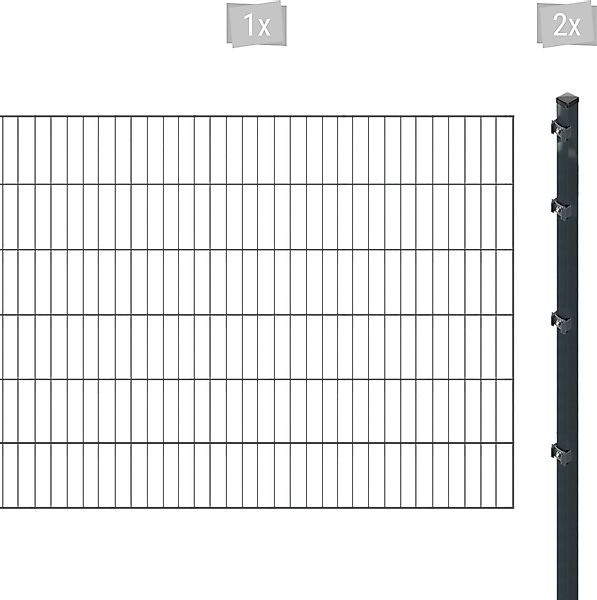 Arvotec Einstabmattenzaun "ESSENTIAL 120 zum Aufschrauben", Zaunhöhe 120 cm günstig online kaufen