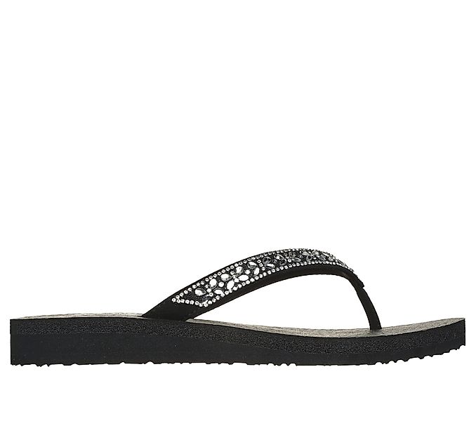 Skechers MEDITATION-BUTTERFLY GARDEN SCHWARZ Outdoorsandale günstig online kaufen