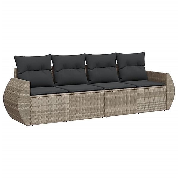 vidaXL Gartenlounge-Set 4-tlg. Garten-Sofagarnitur mit Kissen günstig online kaufen