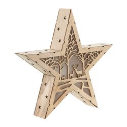 Spetebo LED-Dekofigur LED Deko Aufsteller Stern günstig online kaufen