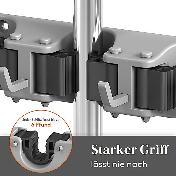 Lifewit Wandhaken Besenhalter Wandhalterung, Besenhalterung, für günstig online kaufen