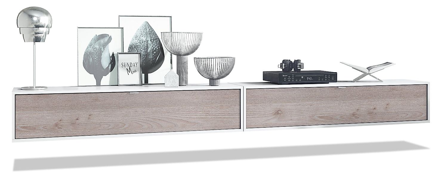 Vladon Lowboard Lana 1400 (2er-Set Tv-Kommode, günstig online kaufen