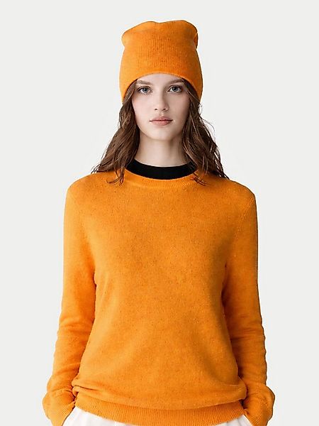 GOBI Cashmere Rundhalspullover 99€ Kaschmir-Set aus Pullover und Mütze günstig online kaufen