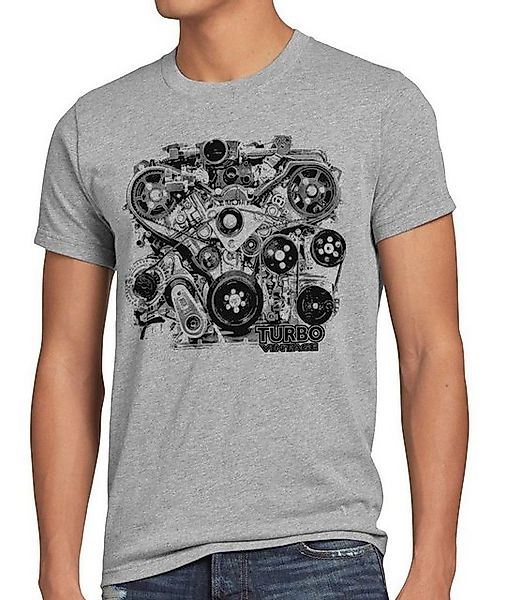 style3 T-Shirt Turbo Vintage muscle car auto mustang motor us werkstatt tun günstig online kaufen