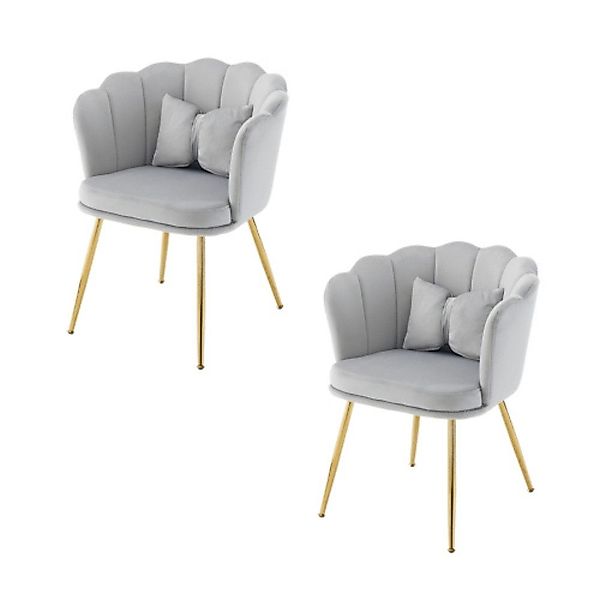 OKWISH 4-Fußstuhl Polsterstuhl Küchenstuhl Lounge Stuhl, günstig online kaufen