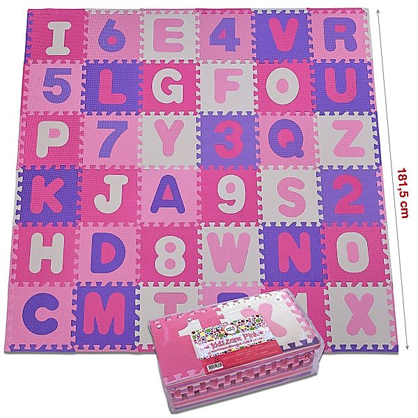 Pink Papaya Puzzlematte Puzzlematte mit Zahlen günstig online kaufen