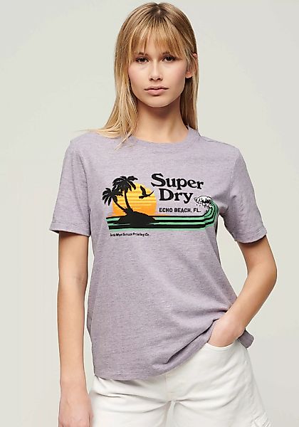 Superdry Print-Shirt OUTDOOR STRIPE RELAXED T SHIRT günstig online kaufen