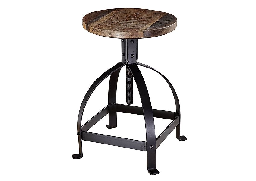 Massivmoebel24 Hocker (Hocker Altholz 30x30x47 mehrfarbig günstig online kaufen