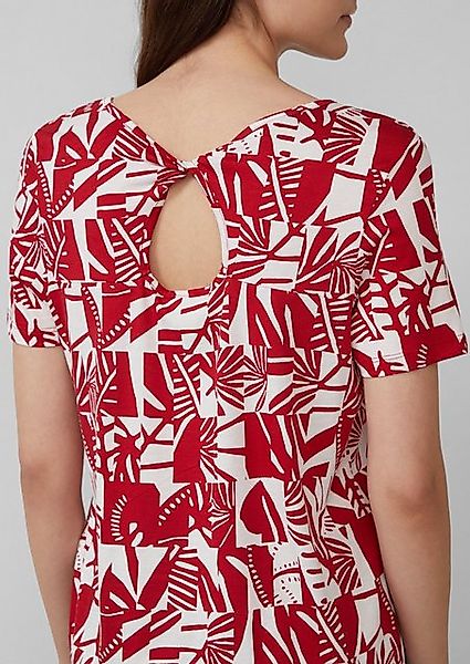 s.Oliver Kurzarmshirt Jersey-T-Shirt im O-Shape mit Cut-out Cut Out günstig online kaufen