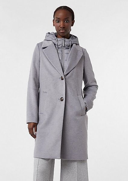 comma Funktionsmantel Outdoor-Mantel Mantel mit abnehmbarem Stepp-Einsatz günstig online kaufen