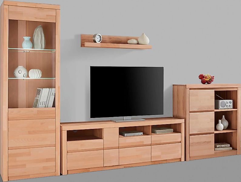 Home affaire Wohnwand "Silkeborg" Set, 4 Stk. tlg. günstig online kaufen