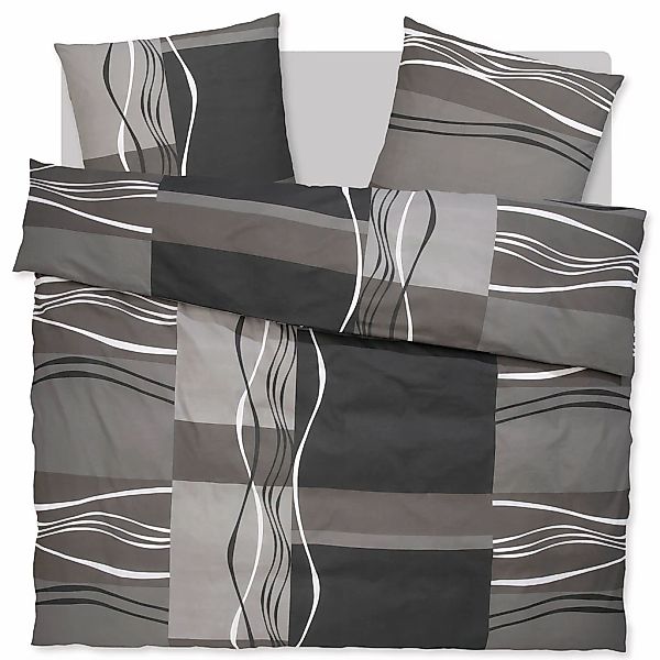 my home Bettwäsche "Kelian" 3 tlg. in verschiedenen Qualitäten, gemusterte günstig online kaufen