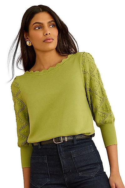 Love & Roses 3/4 Arm-Pullover Love & Roses Strickpulli mit 3/4-Ärmeln, Regu günstig online kaufen