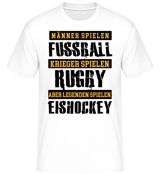 Legenden Spielen Eishockey · Shirtinator Männer T-Shirt günstig online kaufen