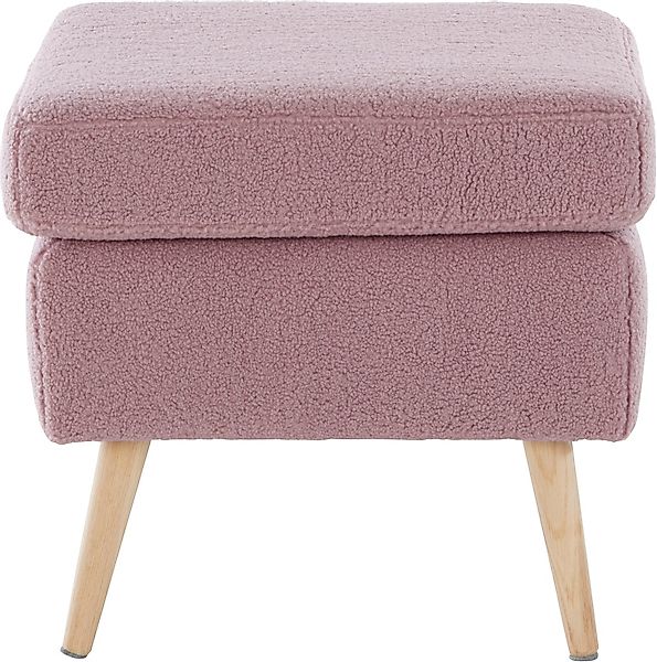 Guido Maria Kretschmer Home&Living Hocker »Salla«, Bezug auch in Luxus-Micr günstig online kaufen