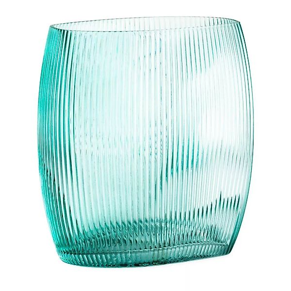 Normann Copenhagen - Tide Vase H 18cm - blau/LxBxH 16x11,5x18cm günstig online kaufen