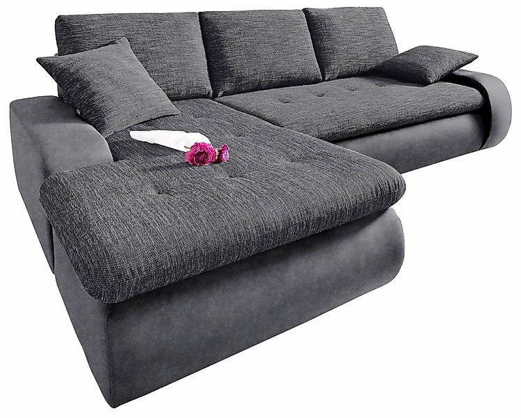 TRENDMANUFAKTUR Ecksofa "Indie, modern und bequem, Materialmix, OTTOs Choic günstig online kaufen