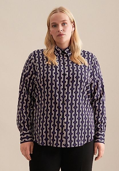 seidensticker Hemdbluse Schwarze Rose 1/1 Kragen Druck günstig online kaufen