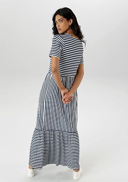 Aniston SELECTED Sommerkleid, im gestreiften Design für einen zeitlos schön günstig online kaufen