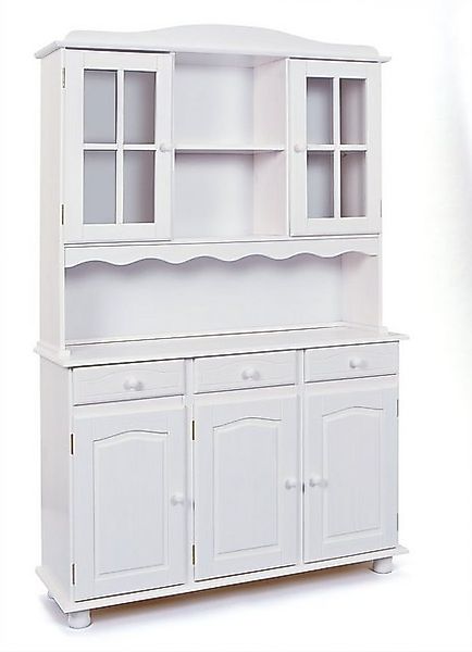 Inter Link Buffet SIENA Massivholz, viel Stauraum, weiß lackiert, Landhaus günstig online kaufen