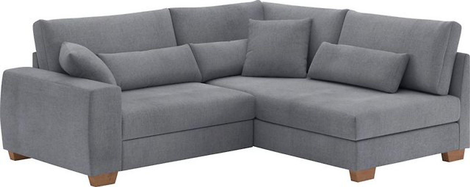 Mr. Couch Ecksofa "Helena L-Form", Mit Federkern, wahlweise mit Bettfunktio günstig online kaufen