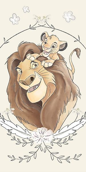 Disney Badetuch Disney Der König der Löwen Simba Badetuch Größe 70 x 140 cm günstig online kaufen