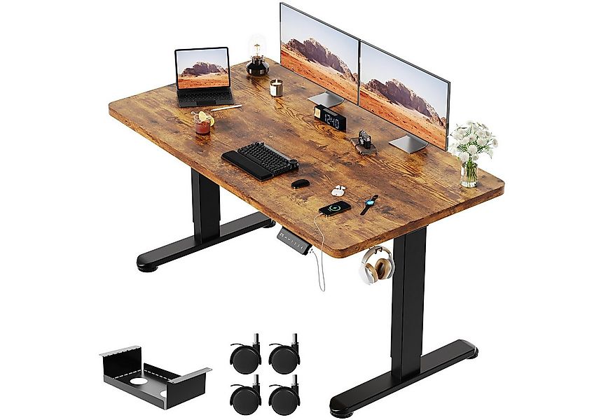 HOMALL Schreibtisch Höhenverstellbarer Elektrisch mit 25mm starker einteili günstig online kaufen